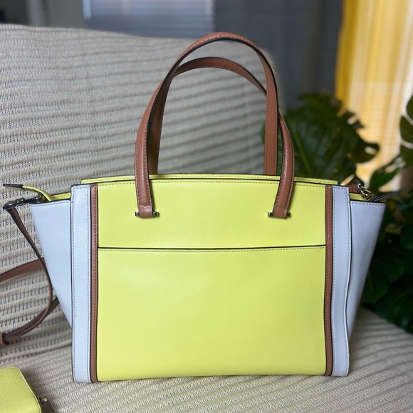 Kate Spade Patterson Drive Colorblock Geraldine Satchel - Picture 2 of 5